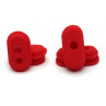 Capuchon de câble en caoutchouc rouge Pour Xiaomi