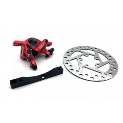 Kit brake caliper + red Xtech disc for Xiaomi