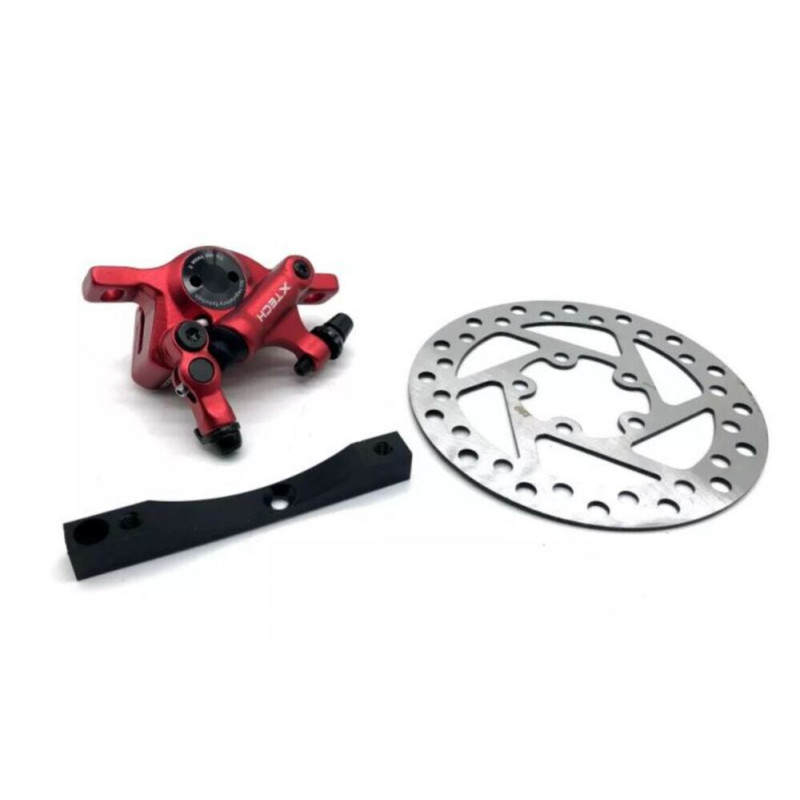 Kit étrier de frein + disque Xtech rouge pour Xiaomi