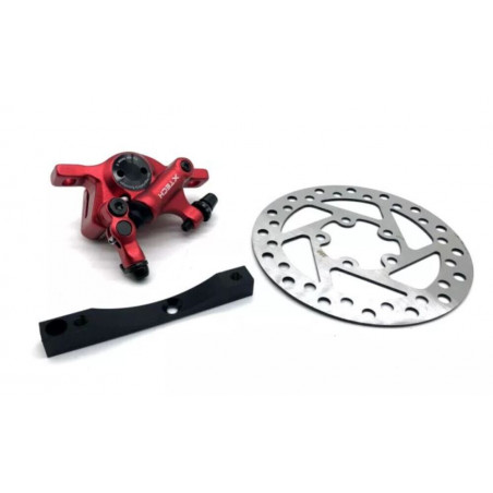 Kit étrier de frein + disque Xtech rouge pour Xiaomi
