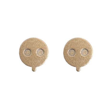 Plaquettes de frein Diamètre 21mm tout métal x2