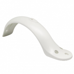 White rear mud guard without screws