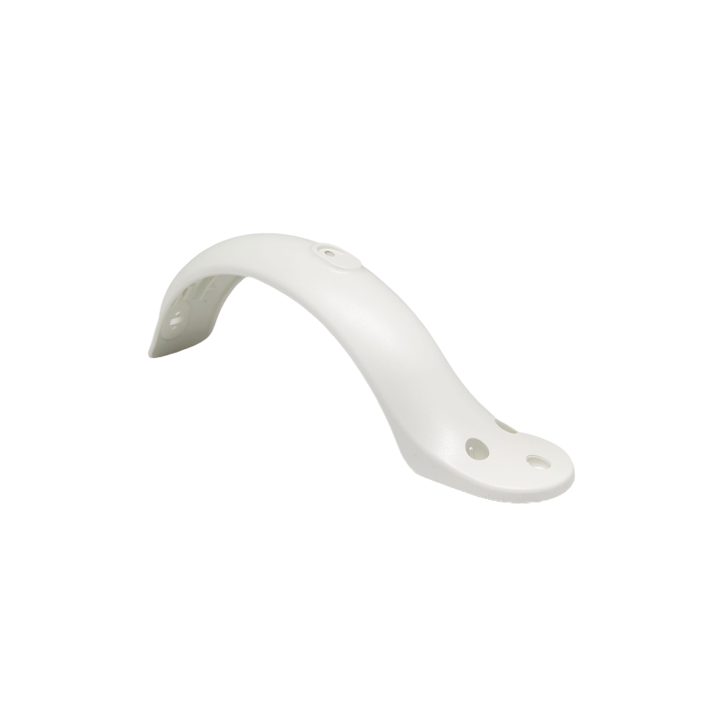 White rear mud guard without screws White rear mud guard without screws