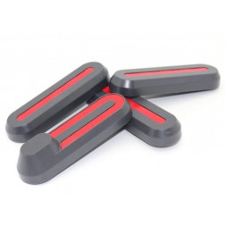 Cache décorative avec autocollant réfléchissant Ar/Av