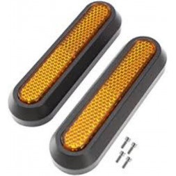 Decorative cover reflector with reflective sticker