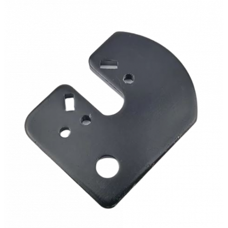Fastening plate rear wheel