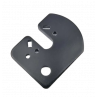 Fastening plate rear wheel