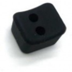 Silicone cap with cable passage