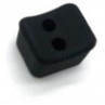 Silicone cap with cable passage