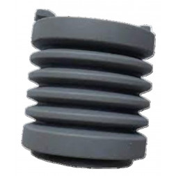 Silicone protection for shock absorber