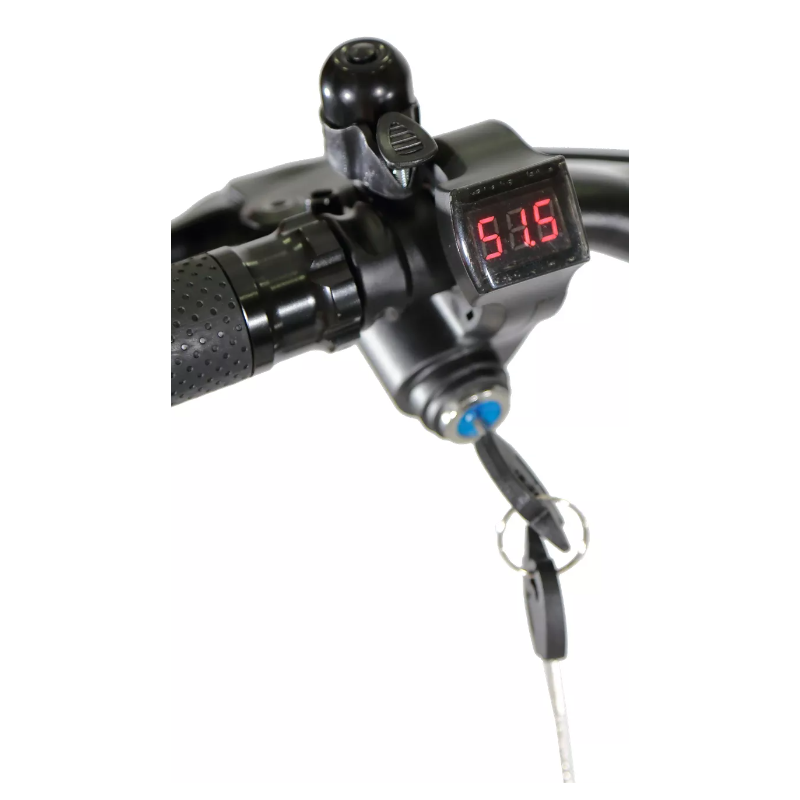 Voltmeter display with keys Voltmeter display with keys