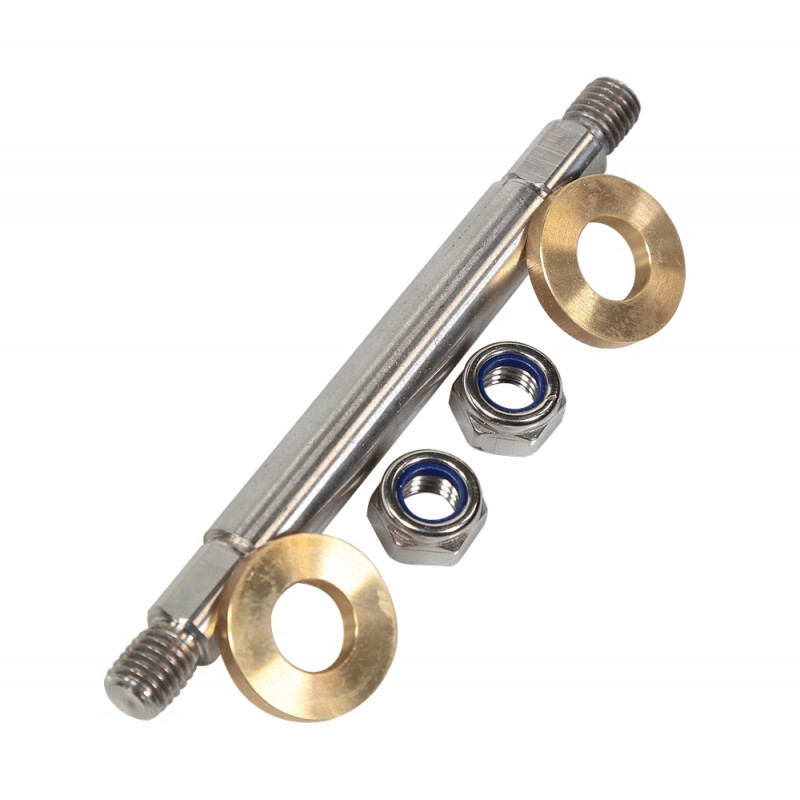 ZE-0076 - Essieu reliant la roue avant et les fourches avant uniquement Pour Zero 10X, SPEEDUAL - GYPI ZE-0076 - Essieu reliant la roue avant et les fourches avant uniquement Pour Zero 10X, SPEEDUAL - GYPI