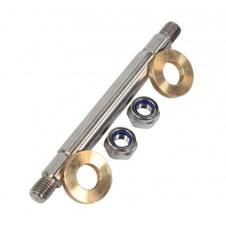 ZE-0076 - Essieu reliant la roue avant et les fourches avant uniquement  Pour  Zero 10X, SPEEDUAL - GYPI