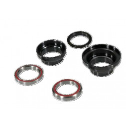 Upper ring and lower ring and bearing