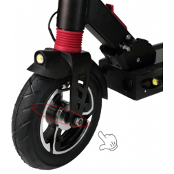 ZE-0079 - Axle connecting the front wheel and front forks only For Zero 8, Grace 8 - GYPI