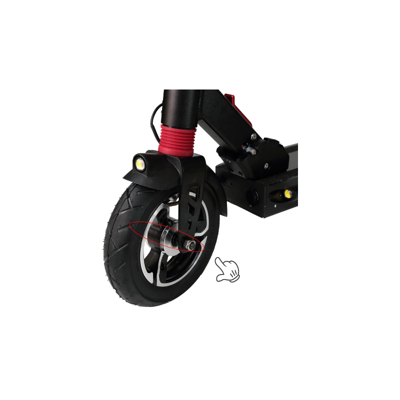 ZE-0081 - Essieu reliant la roue avant et les fourches avant uniquement  Pour  Zero 10 - GYPI
