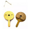 All metal brake pads (pair)