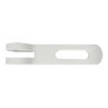 Levier blanc de verrouillage pliable
