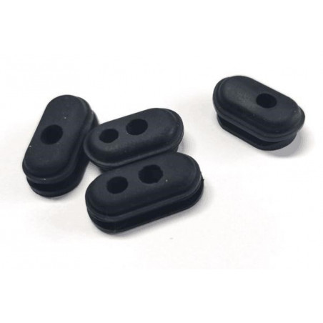 Capuchons de câble en caoutchouc noir