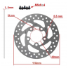 XI-0076 - Brake disc D : 110mm For Xiaomi Pro 2, Xiaomi Pro, Xiaomi Essential - GYPI