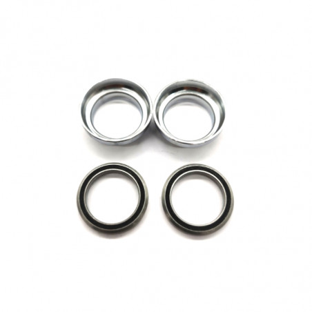 Upper and lower ring and bearing