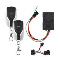 Sound alarm with 2 remote controls