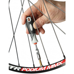 Demonstrated Presta valve shell and extender