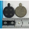 Plaquettes de frein (2 pcs) Diam 18.6mm
