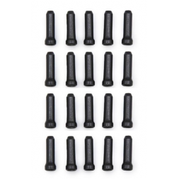 Arrêt de câble de frein noir - paquet de 20 pcs