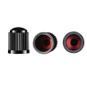 Black Valve Caps for X10 air chamber