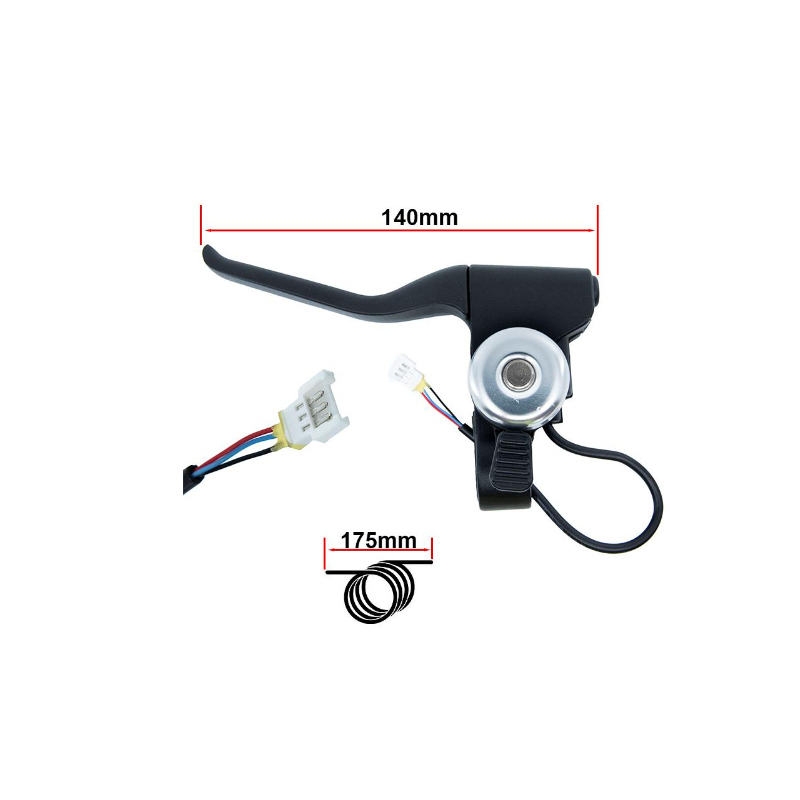 WI-0065A - Wispeed - Poignée de frein Compatible Wispeed T865 / T850 / T855 / T855 Pro - GYPI