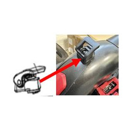 DUCATI Origine - Clip de pliage arrière 56017-09120-BK300 (1 PCS)