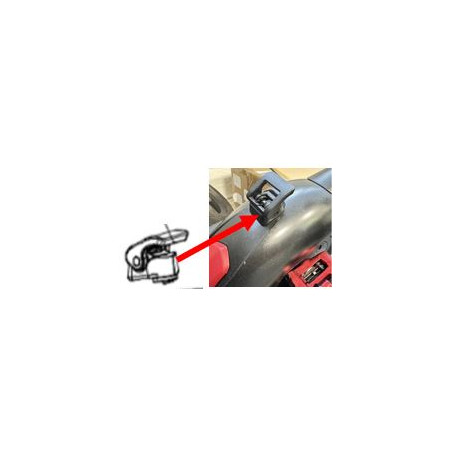 DUCATI Origine - Clip de pliage arrière 56017-09120-BK300 (1 PCS)