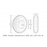 GY058 - Pneu plein fluo - 10" *2.125 34/36mm - City - GYPI