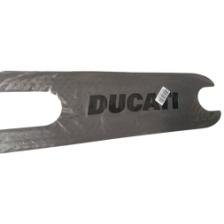 DUCATI Origine - Tapis de pied en silicone avec logo DUCATI noir