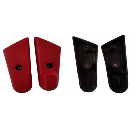 DUCATI Origine - Cache de fourche avant couleur rouge (2pcs) - 56010-09100-RD703 (1 PCS) + 56011-09100-RD703 (1 PCS)