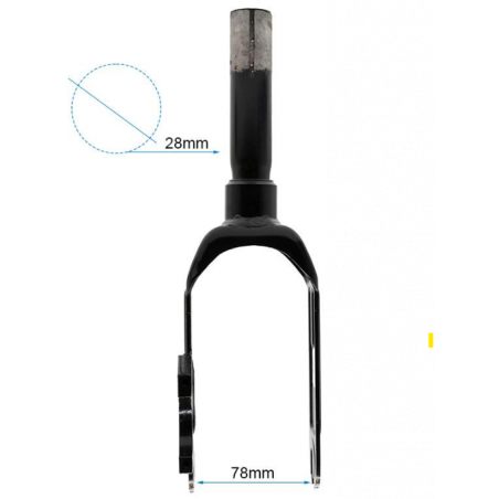 NI-0299R - Ninebot - Fourche Origine Ninebot F2 / F2 Plus - GYPI