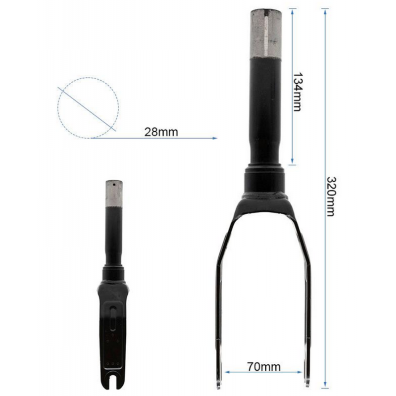 Xiaomi - Fourche avant scooter 3 Lite - Origine C002550030300 Xiaomi - Fourche avant scooter 3 Lite - Origine C002550030300