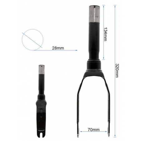 Xiaomi - Fourche avant-4lite - Origine - C002550039900