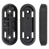 Xiaomi - Cache avant réflecteur noir 3 Lite / Scooter 4 - Origine - C002790007600