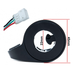 NI-0329R - Ninebot - Black Accelerator 13cm Origin Ninebot E2 / E2 Plus / E2 Pro