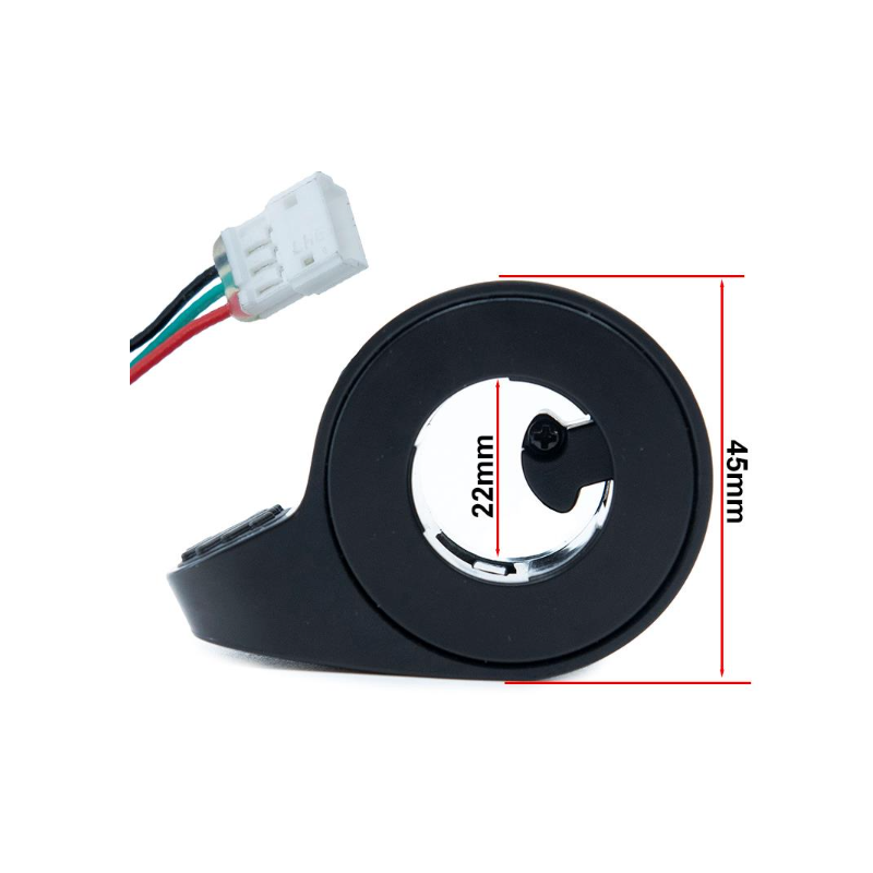 NI-0329R - Ninebot - Accélérateur noir 13cm Origine Ninebot E2 / E2 Plus / E2 Pro