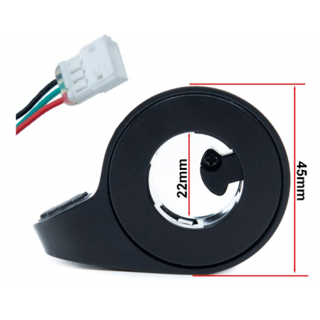 NI-0329R - Ninebot - Accélérateur noir 13cm Origine Ninebot E2 / E2 Plus / E2 Pro