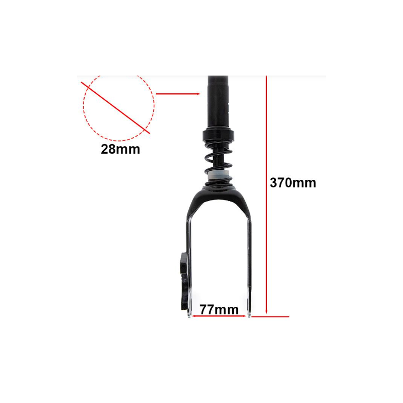 NI-0330R - Ninebot - Fourche Origine Ninebot F2 Pro