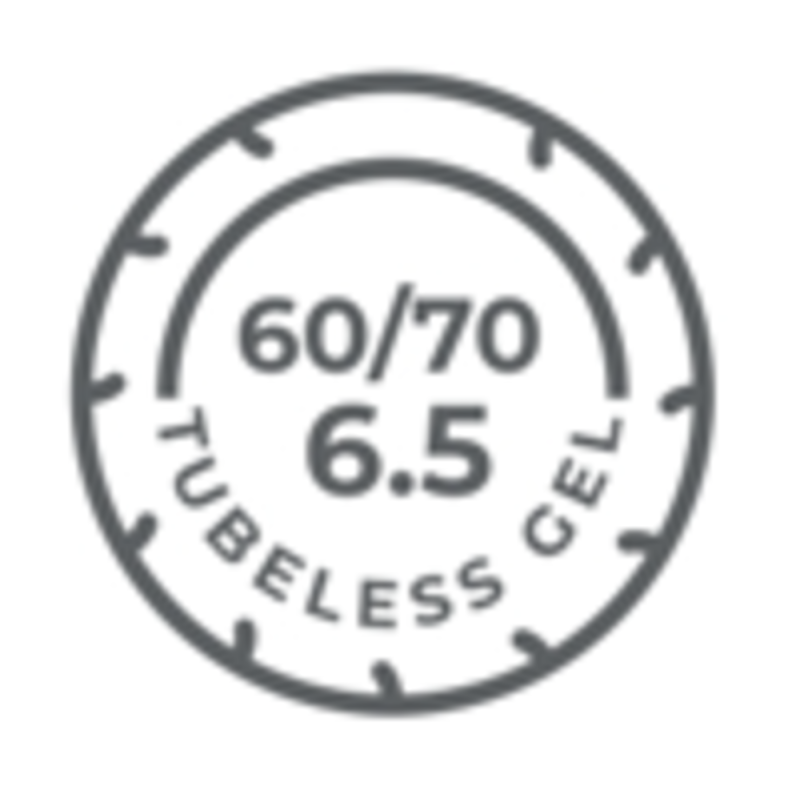 NI-0062RB - Tire - 60/70-6.5 CCT Tubeless with gel inside - Origin (under Skinpack Linear) - GYPI