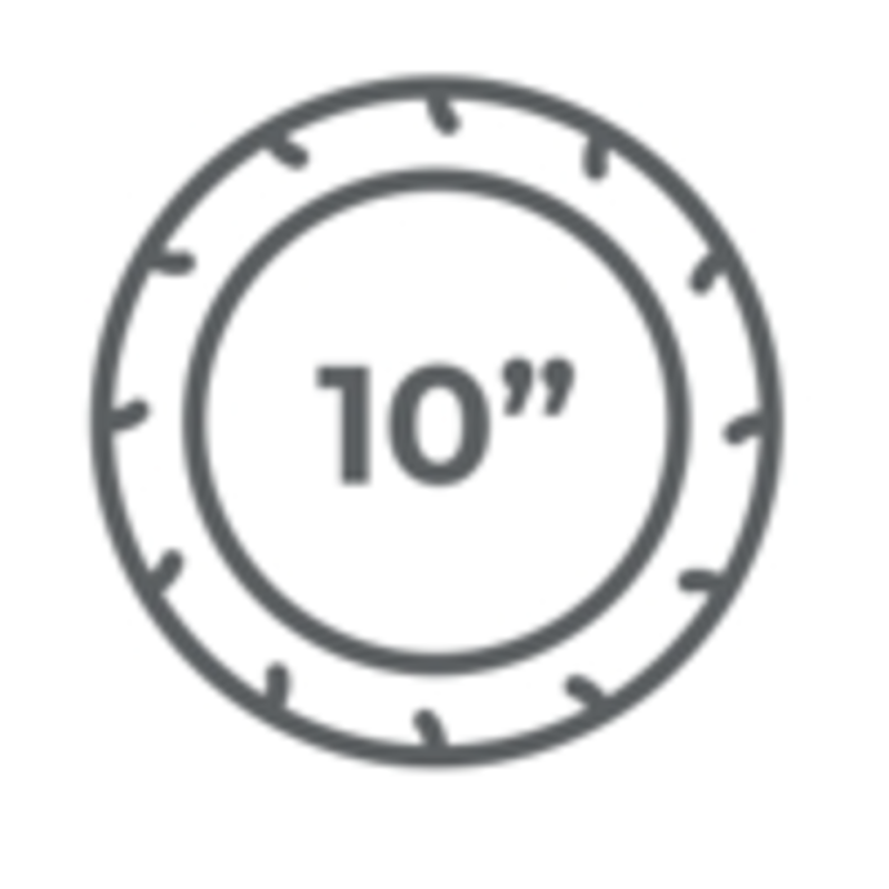 GY033B - Tire - 10" *2.125 Reinforced - City (under Skinpack Linear) - GYPI