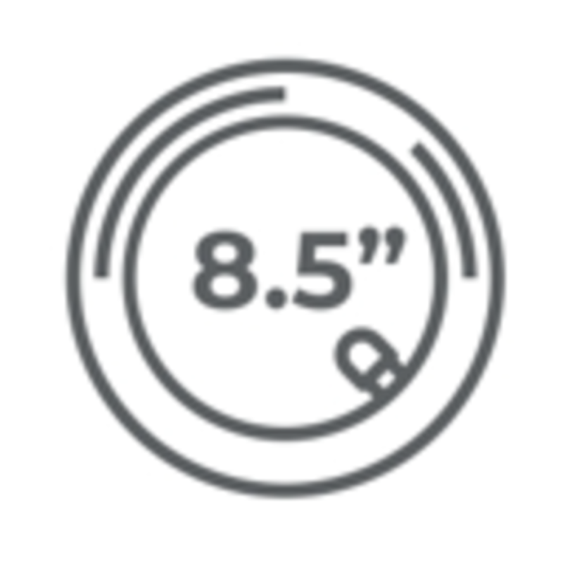 GY038B - 8.5" *2.0/2.125 Chambre à air Sortie 45°-90° / Coude 135° (sous Skinpack Linéaire) - GYPI
