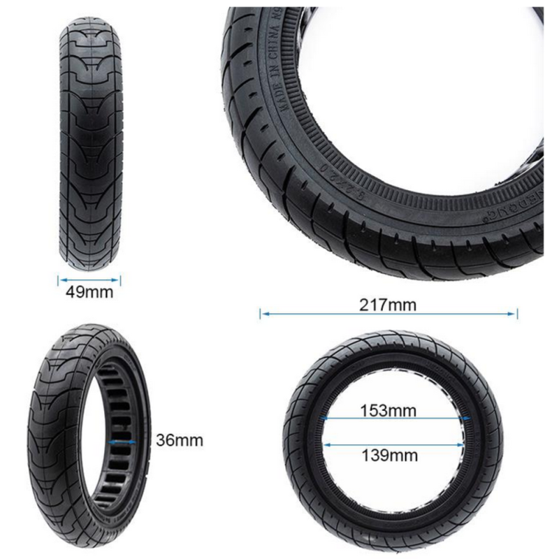 GY205 - Pneu plein - 9.2" *2-6.1  - GYPI