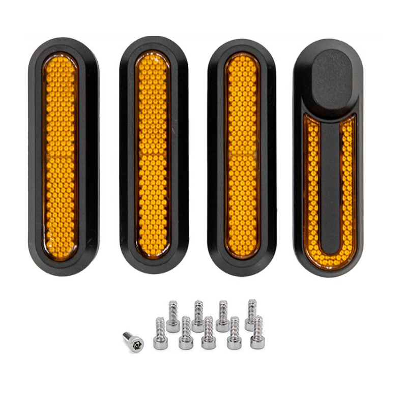 XI-0129 - Cache décorative avec autocollant réfléchissant (2 pièces)) Pour Xiaomi M365, Xiaomi Essential, Xiaomi 1S, Xiaomi Pro XI-0129 - Cache décorative avec autocollant réfléchissant (2 pièces)) Pour Xiaomi M365, Xiaomi Essential, Xiaomi 1S, Xiaomi Pro