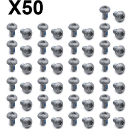 Vis argentées M5x10 pour disque de frein – Lot de 50 unités